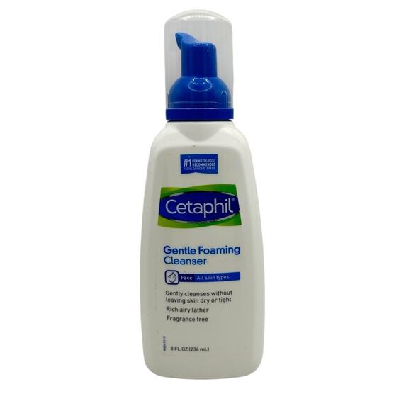 Cetaphil Gentle Foaming Cleanser 8 oz Frangrance Free - Picture 1 of 2